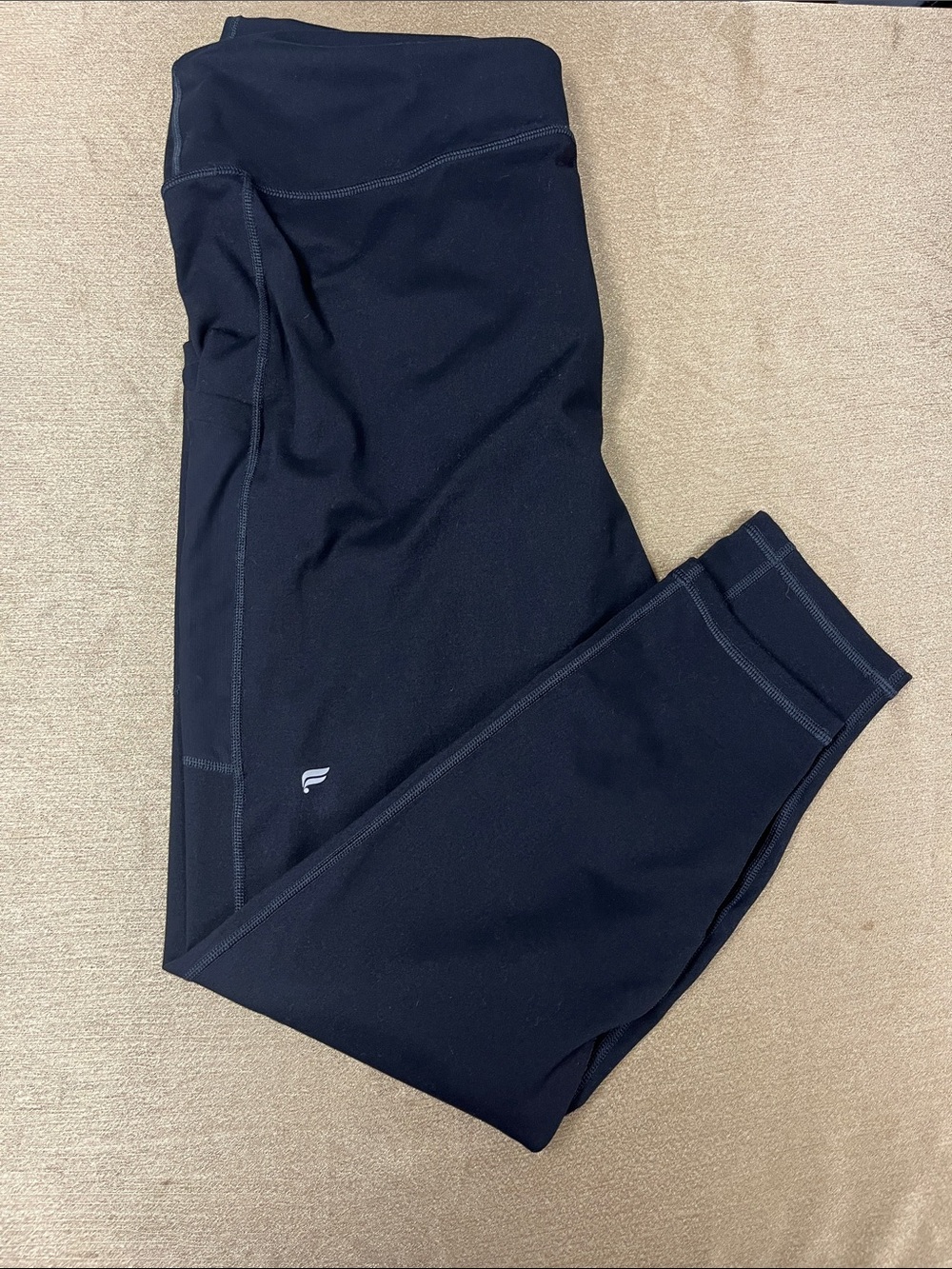 Fabletics Black High-Waist Workout Leggings